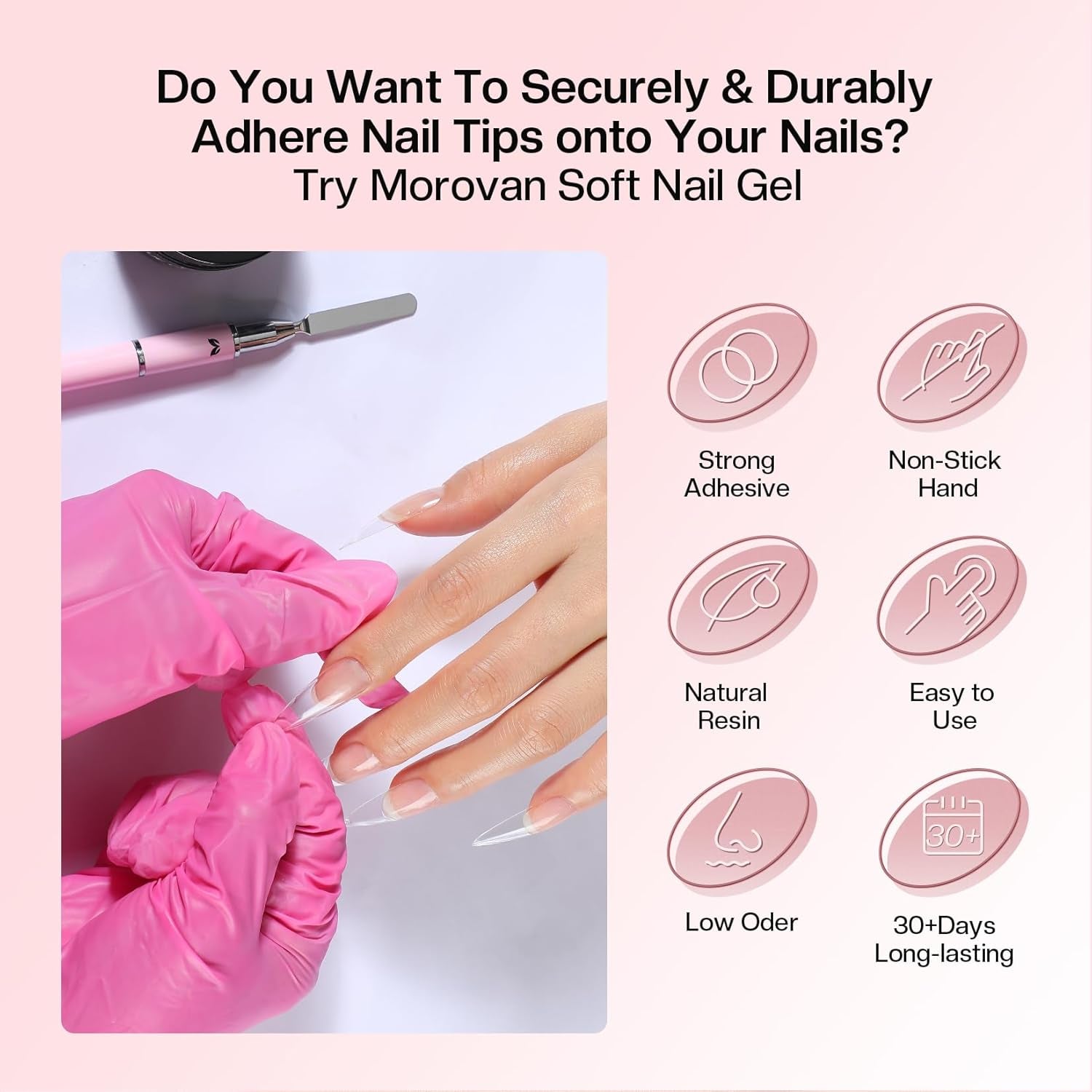 Solid Gel Nail Glue: 15G Solid Nail Glue Gel for Press Ons Clear Gel Strong U V Nail Glue for Acrylic Nails Tip Nail Extension Gel Nail Charm Glue - Need U V Light Cured